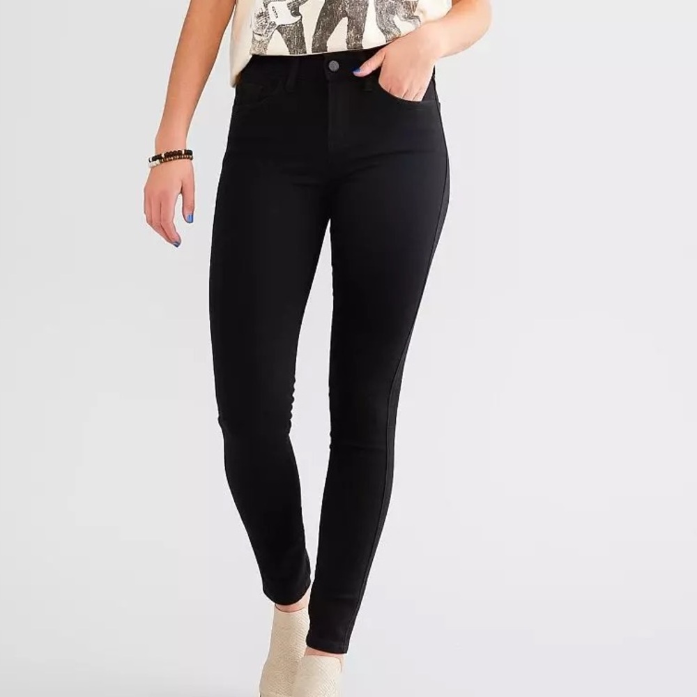 Flying Monkey Black Low Rise Straight Leg Jeans Size 26